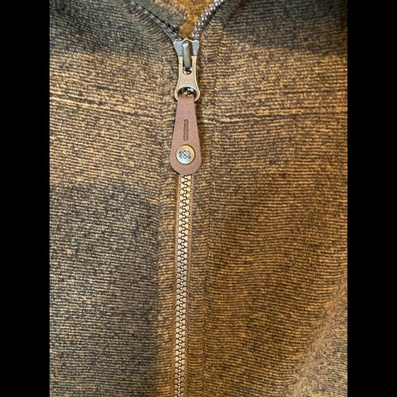 Sherpa Long Sleeve “ADVENTURE GEAR” Full Zip Jacket Soft Brown 2X MENS **READ** - Picture 4 of 12